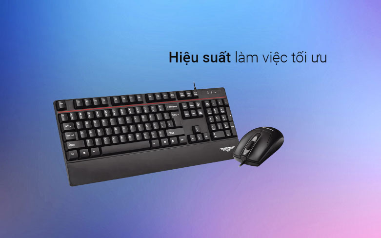 Bàn phím và Chuột Newmen có dây T260| Hiệu suất làm việc tối ưu