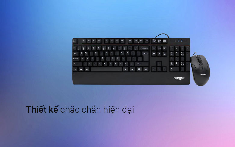 Bàn phím và Chuột Newmen có dây T260| Thiết kế chắc chắn hiện đại